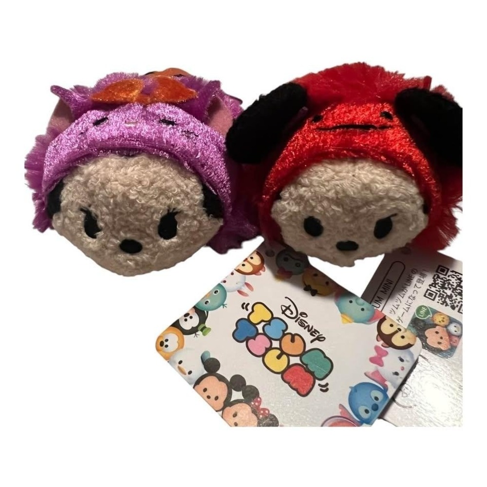 Mickey & Minnie – Tsum Tsum Mini – Halloween 2015 Japan – NWT Set of 2